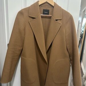 Theory Women's Camel Trench Coat